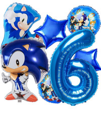 New Anime Birthday Party Supplies for Boys 6th Birthday Decorati