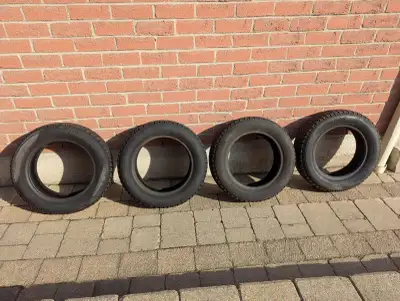 Four winter tires, size 175/65R14 82T. No steel rims included. Came from a 2002 Toyota Corolla CE bu...