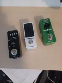 Various Guitar Pedals and Guitar Accessories