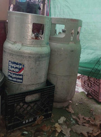 Nearly new 100 lb Propane Tanks for sale. 