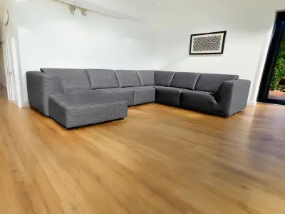 FREE DELIVERY - EQ3 Morton 6 Piece Sectional, View more