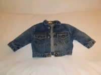 Vintage Toddler Blue Denim Jean Jacket Size 2T