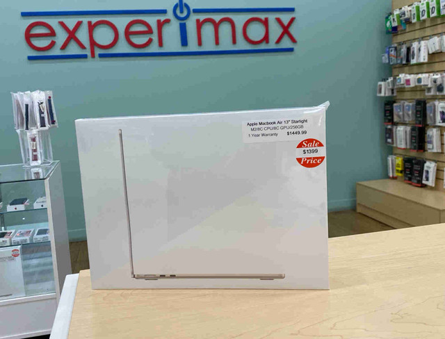 Brand New Apple MacBook Air 13” M2/8GB/256GB with Apple Warranty in Laptops in Mississauga / Peel Region
