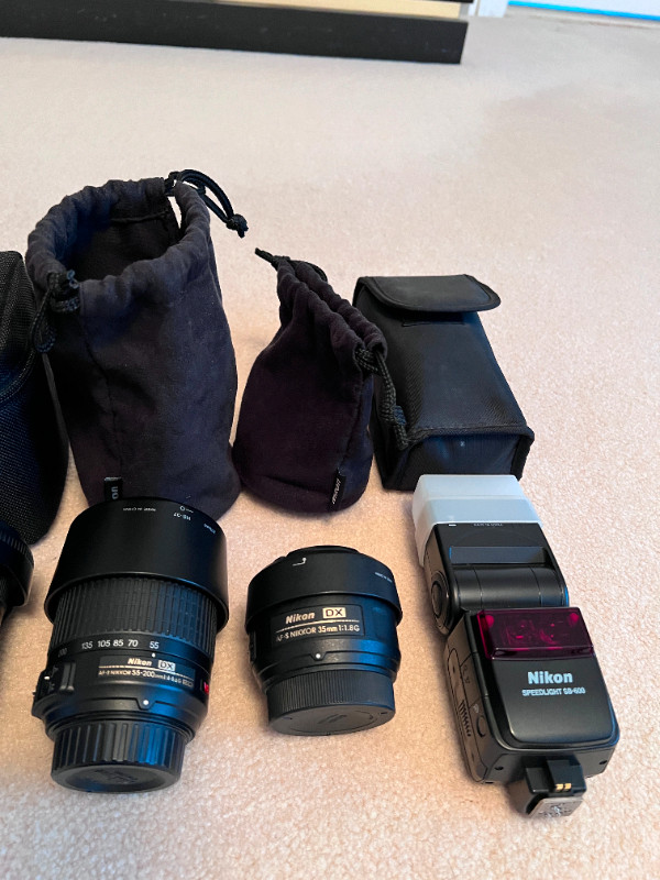 Nikon D7500 with 2 Sigma and 2 Nikon Lenses in Cameras & Camcorders in Oshawa / Durham Region - Image 4