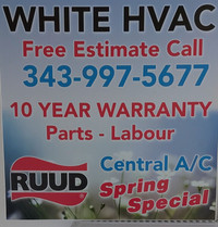 Ruud High Efficiency Central Air conditioner