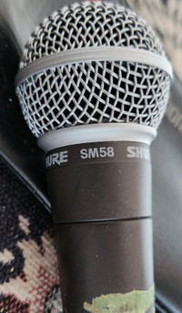 Shure SM58 Microphone Working