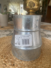 IMPERIAL MANUFACTURING 5" - 4" Galvanized Increaser / Reducer ! 