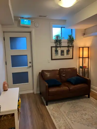 West end office for sublease. Two private offices to choose from in lower level of two floor unit. O...