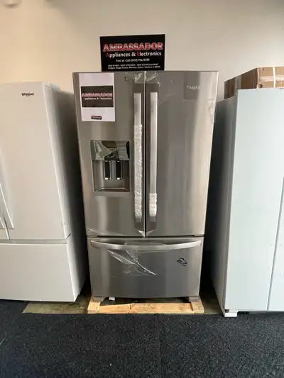 36” Whirlpool Exterior Water & Ice Fridge (24.7 Cu.Ft) Stainless, View more