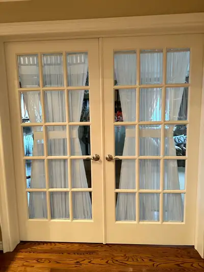 Double glass interior doors, View more