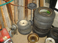 TIRES-RIMS-TUBES. SNOBLOWER, YARD TRACTOR, CARTS?