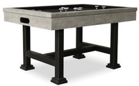 Bumper pool table with poker dining top / Billard table diner