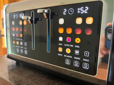 4 Slice Toaster Touch Screen, Stainless Steel Toasters Digital, View more
