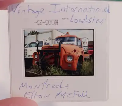 35MM SLIDE PHOTO INTERNATIONAL LOADSTAR TRUCK IN MONTREAL 2005, View more
