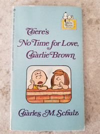 1974 There's No Time for Love, Charlie Brown - Vintage Paperback