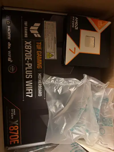 9800x3d + asus tuf x870e-plus, View more