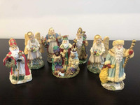 The International Santa Claus Collection figurines