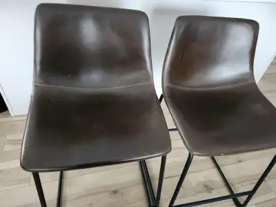 Pair of bar chairs, View more