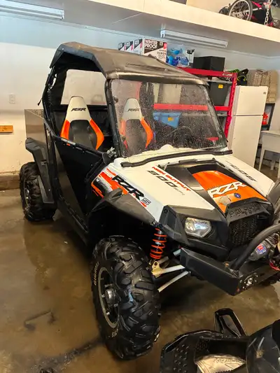 2012 Polaris RZR S 800 Custom aluminum box Fox Shocks Pro Armor aluminum doors 3500 Miles