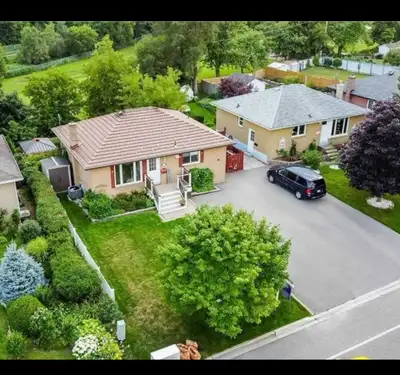 Detached bungalow house Fully Furnished Upper level for rent at Acton. Large lot , CARPET FREE, Stai...
