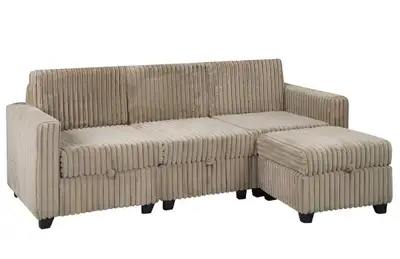 3 Seater Sectional Sofa Bed , View more