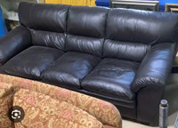 Two leather sofas from Ashley furniture 