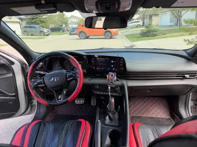 2021 Elantra N-Line, 76K km, rebuilt (front bumper repaired), fully loaded, very clean, no issues, d...