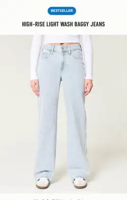 Hollister High-Rise Baggy Jeans, View more