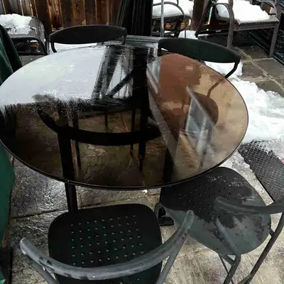 Glass Patio Table Set, View more