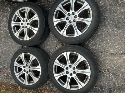 2012 Cadillac SRX Rims, Set of 4 (tires need replacing), 235/55R 20, some curb rash. $650