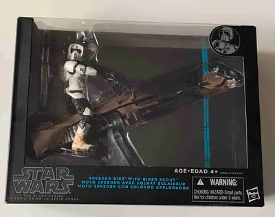 Star Wars Black Series W/ Biker Scout BNIB 6”, View more