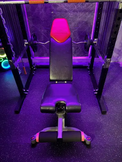 Selling my Bowflex Bench It has some small rips on the stitches as you can see on the pictures provi...