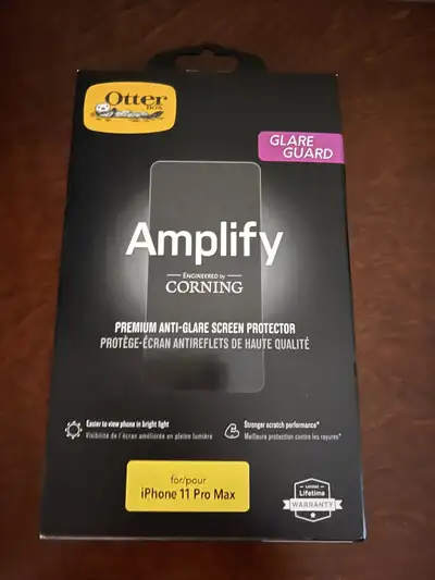 New OtterBox amplify screen protector Apple iPhone 11 Pro Max, View more