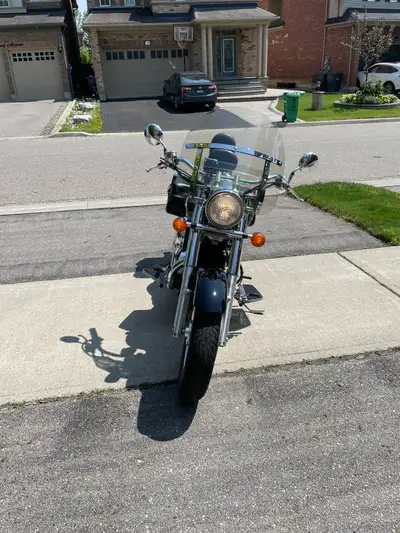 2003 Honda shadow ACE 750CD for sale. Runs well, great shape. New front tire last year 54,554 km. Le...