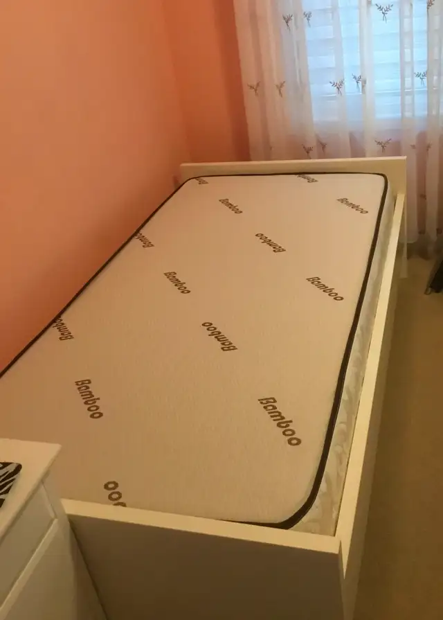 IKEA Twin bed frame with mattress63782599589763123