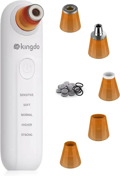 2-in-1 Microdermabrasion, Pore Vacuum, 5 Tips & 5 Modes for Skin, View more