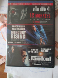 Bruce Willis 3 pack DVD set.
