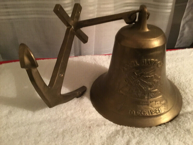 PEARL HARBOUR COMMEMORATIVE SHIPS BELL in Arts & Collectibles in City of Toronto - Image 2