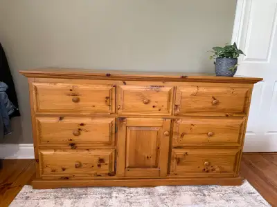 Solid pine dresser, View more