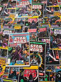 Star Wars quilting cotton roll end