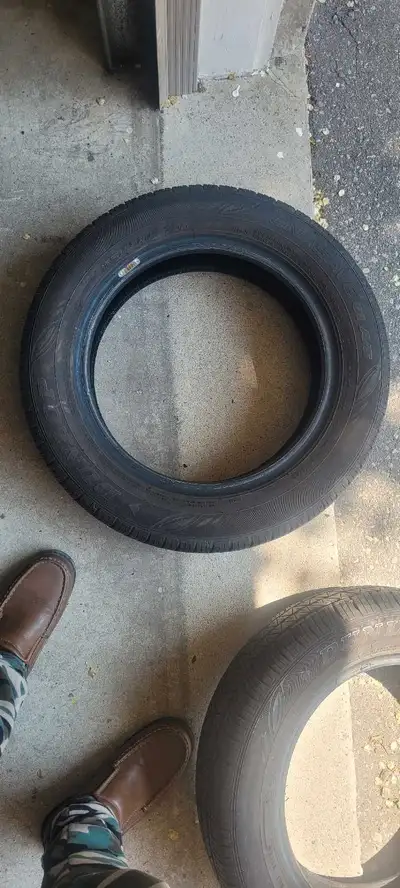 Size: 165/65R14 Each tire CAD 30.00 Pick up only. Cash only Nearest intersection McCowan and Eglinto...