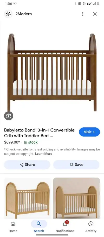 baby crib, View more