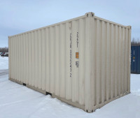 20 ft containers -- two 2022 used once and one older -- sea can