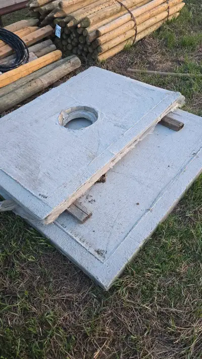 Cattle water pads 4x6' 4" thick $250 6x6' 4" thick $500 With rebar Call or text 7808869510