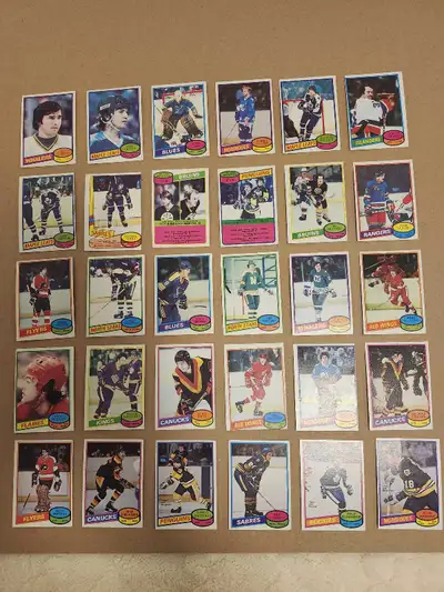 1980-81 Opee Chee Hockey Cards Very Good to Near Mint Condition , View more