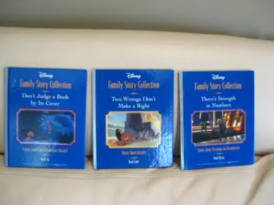 Disney Family Story Life Lessons 3 Hardcover Book Set $5/set, View more