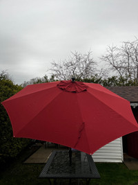10 ft red umbrella 