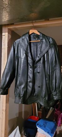 Ladies Black Italian Leather Jacket