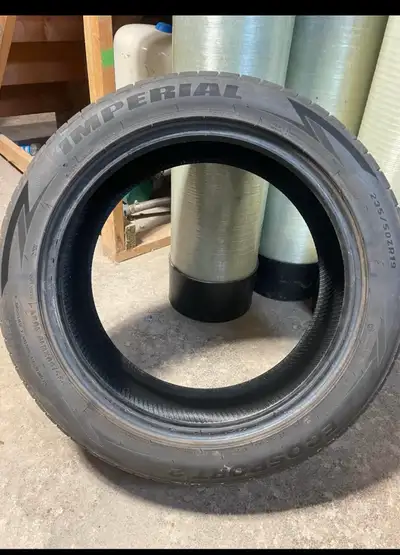 2 like new 235/50r19 tires they came off at 2019 gmc terrain they are like new tons of life left on...
