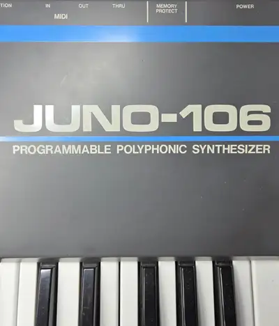1984 Roland Juno 106 synthesizer, View more